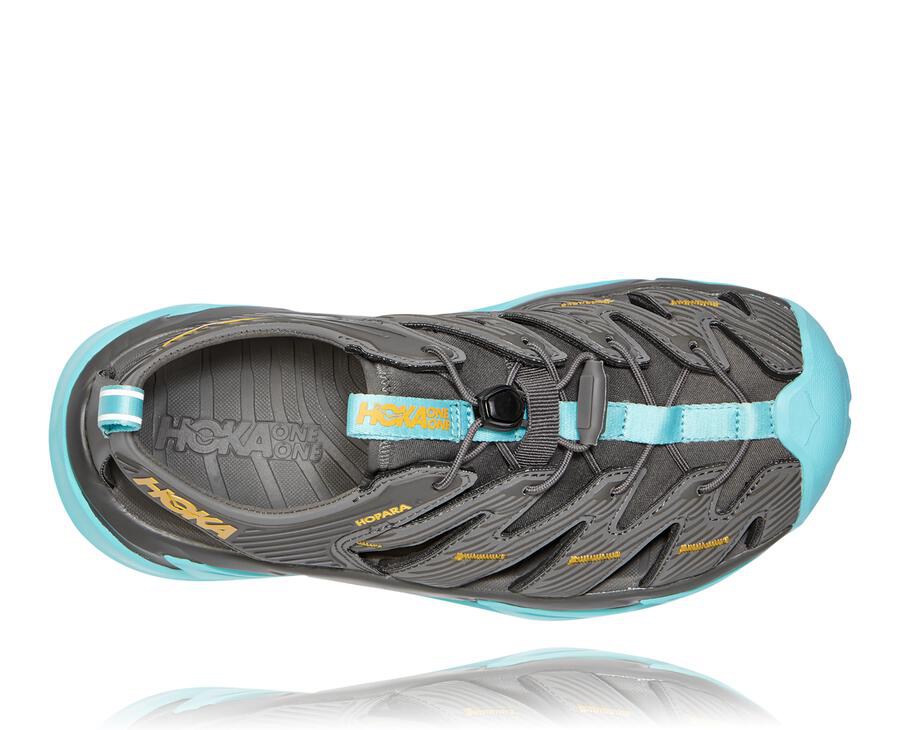 Hoka One One Sandale Damske Tmavo Siva - Hopara - 20854-VNTR